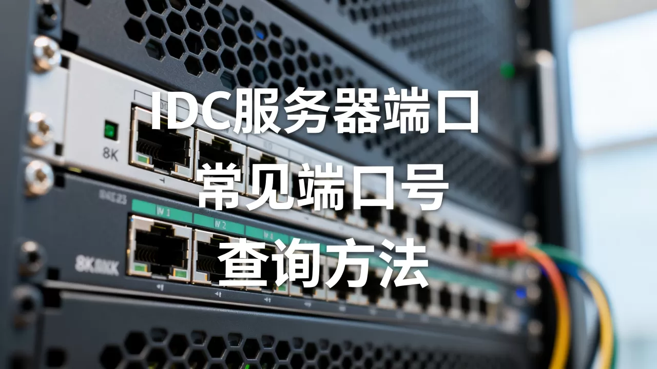 IDC服务器端口一般是多少,如何查询? IDC服务器端口一般是多少,如何查询?