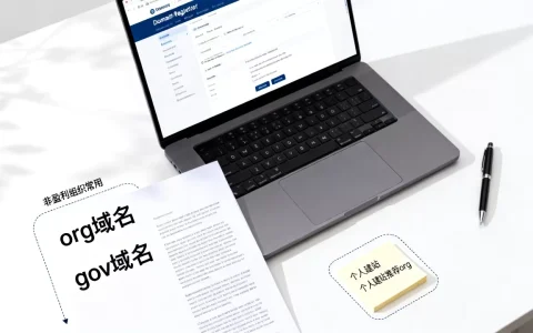 org域名和gov域名有什么区别，个人建站哪种好？