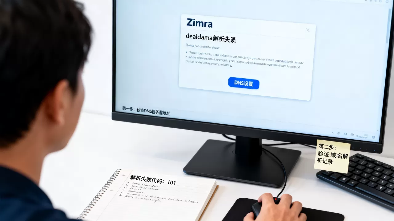 Zimra添加域名解析失败怎么办,详细操作步骤有哪些? Zimra添加域名解析失败怎么办,详细操作步骤有哪些?