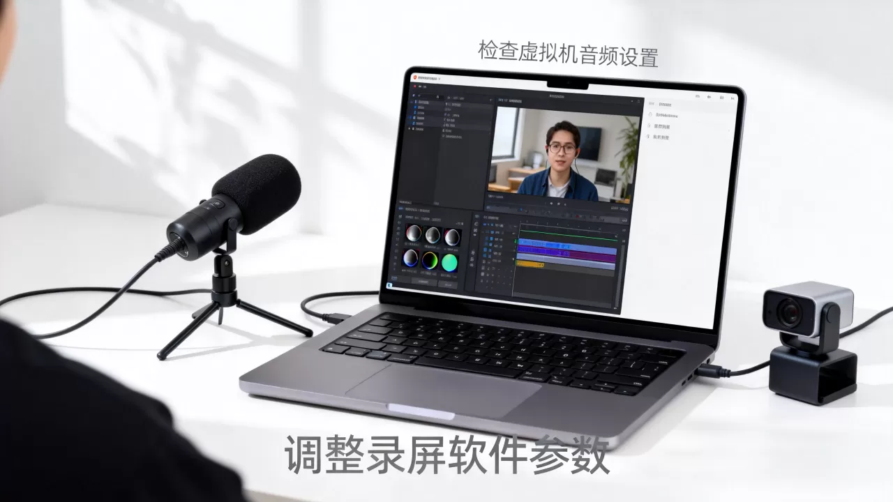虚拟机里录视频没声音咋解决,虚拟机录屏卡顿怎么处理? 虚拟机里录视频没声音咋解决,虚拟机录屏卡顿怎么处理?