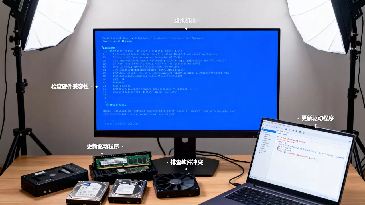 虚拟机频繁蓝屏怎么快速排查解决,蓝屏原因有哪些? 虚拟机频繁蓝屏怎么快速排查解决,蓝屏原因有哪些?