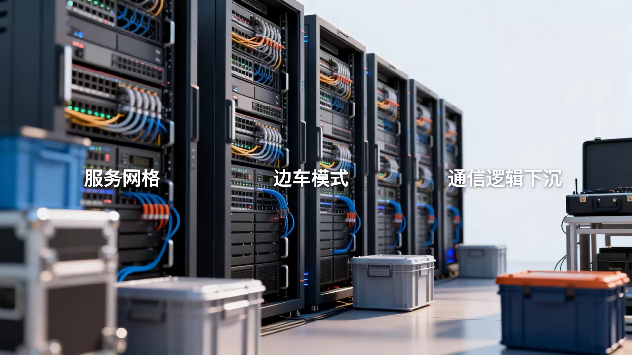 服务网格如何把通信逻辑下沉到边车?,边车模式是什么? 服务网格如何把通信逻辑下沉到边车?,边车模式是什么?