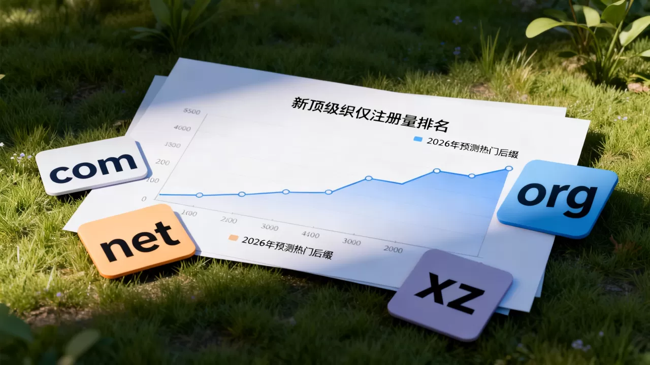 新顶级域名注册量排名有何变化,2026年哪个后缀好? 新顶级域名注册量排名有何变化,2026年哪个后缀好?