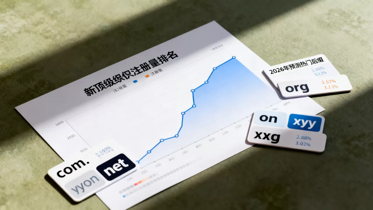新顶级域名注册量排名有何变化,2026年哪个后缀好? 新顶级域名注册量排名有何变化,2026年哪个后缀好?