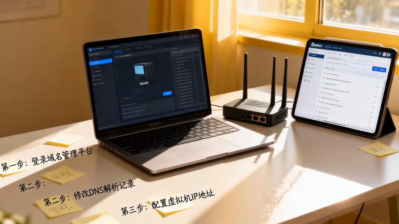 域名怎么指向虚拟机IP?,虚拟机IP访问设置方法 域名怎么指向虚拟机IP?,虚拟机IP访问设置方法
