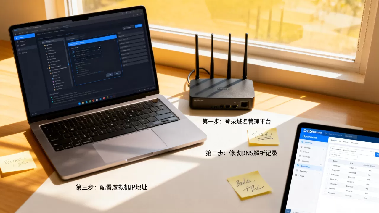 域名怎么指向虚拟机IP?,虚拟机IP访问设置方法 域名怎么指向虚拟机IP?,虚拟机IP访问设置方法