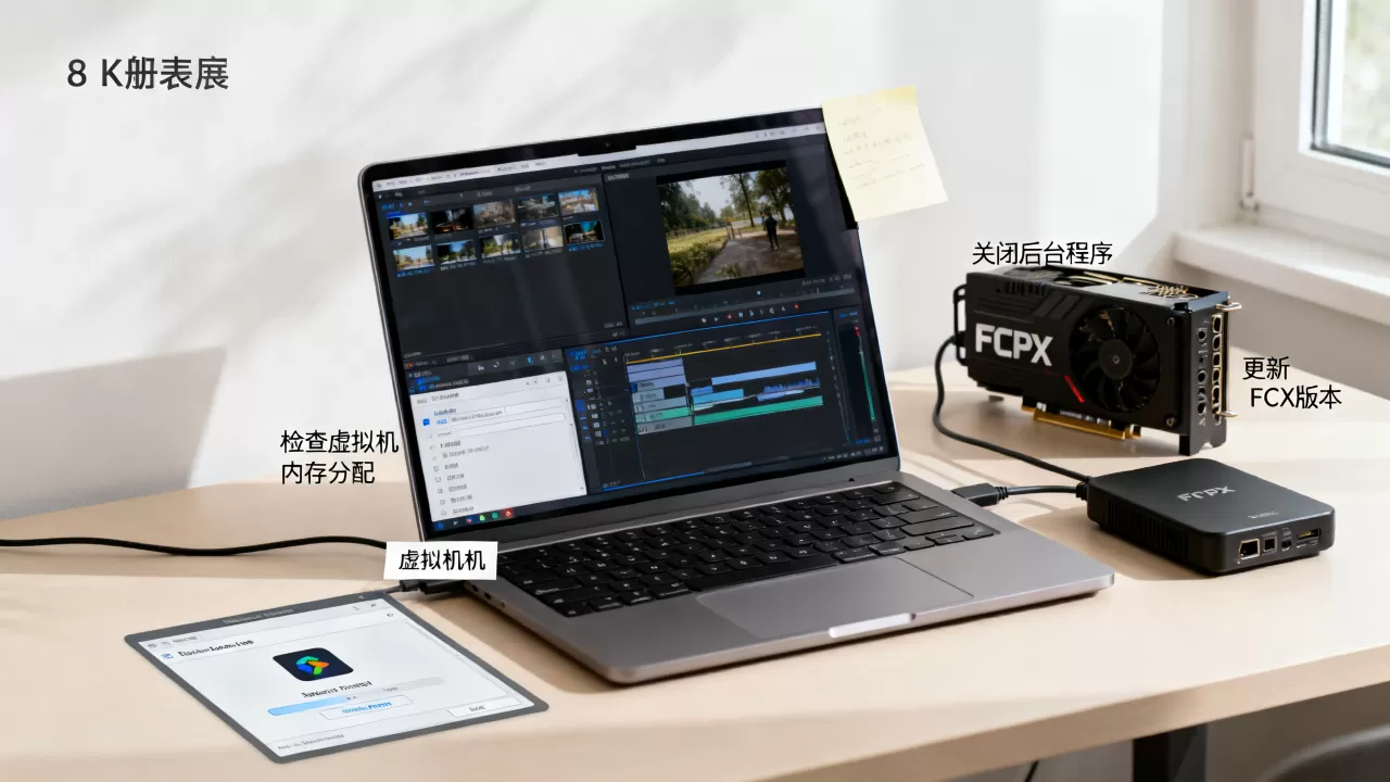 虚拟机用FCPX卡顿怎么办?,如何提升虚拟机性能? 虚拟机用FCPX卡顿怎么办?,如何提升虚拟机性能?