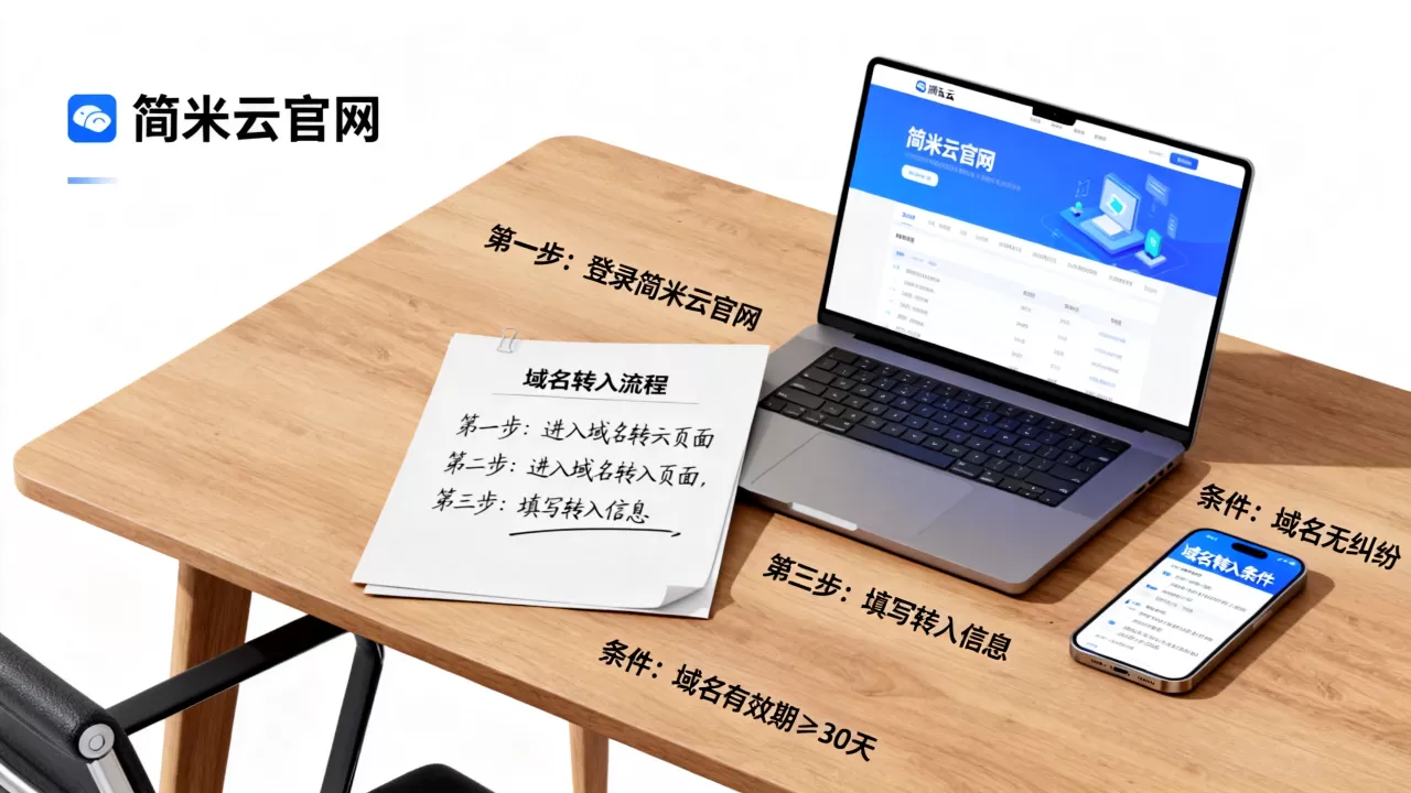 简米云域名转入流程怎么操作,域名转入需要什么条件? 简米云域名转入流程怎么操作,域名转入需要什么条件?