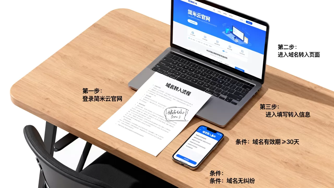 简米云域名转入流程怎么操作,域名转入需要什么条件? 简米云域名转入流程怎么操作,域名转入需要什么条件?