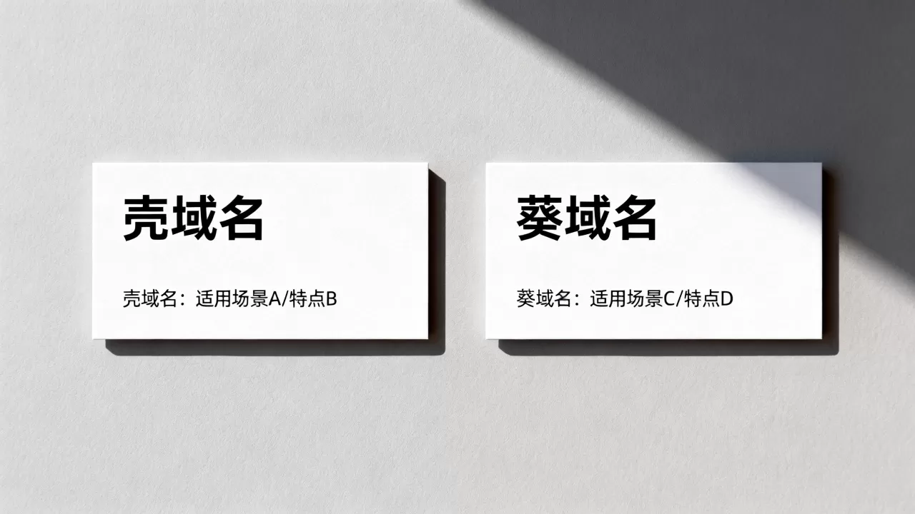 壳域名和葵域名到底有何区别,怎么选更合适 壳域名和葵域名到底有何区别,怎么选更合适
