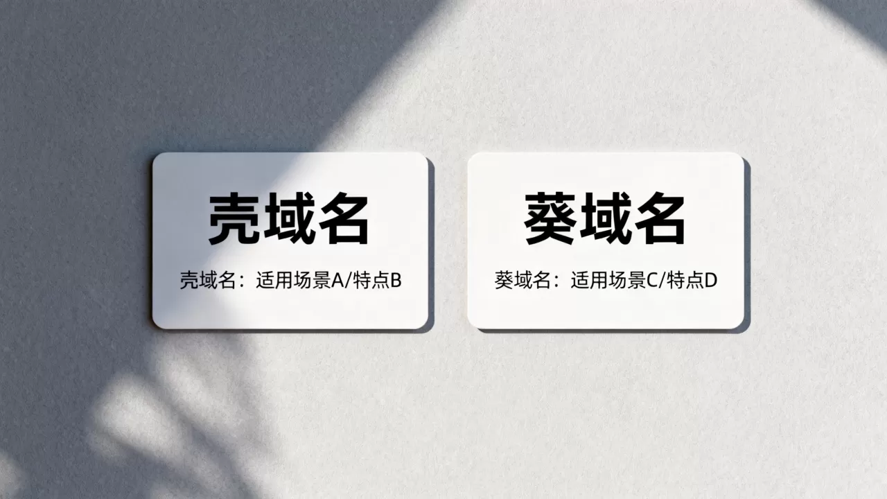 壳域名和葵域名到底有何区别,怎么选更合适 壳域名和葵域名到底有何区别,怎么选更合适