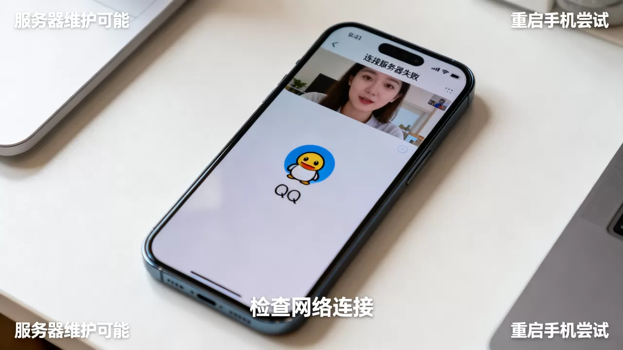 手机QQ视频连接服务器失败怎么办,原因是什么 手机QQ视频连接服务器失败怎么办,原因是什么