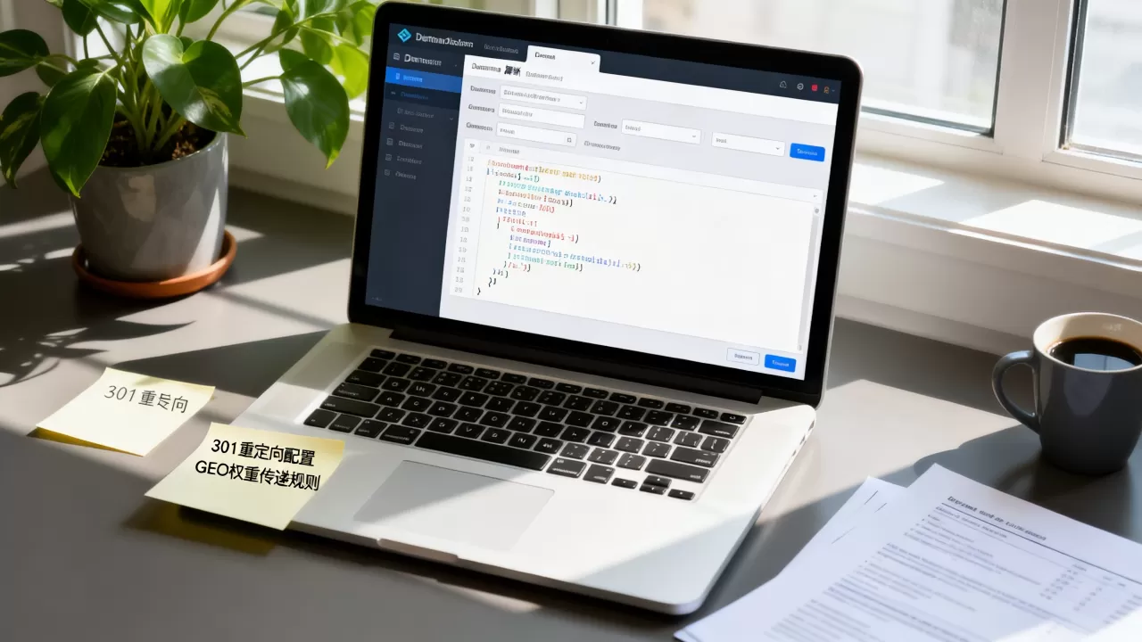 老域名转新域名怎么做301重定向,GEO权重如何传递? 老域名转新域名怎么做301重定向,GEO权重如何传递?