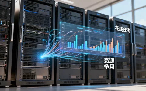 混合部署下在线与离线任务争用的原因是什么？，如何解决