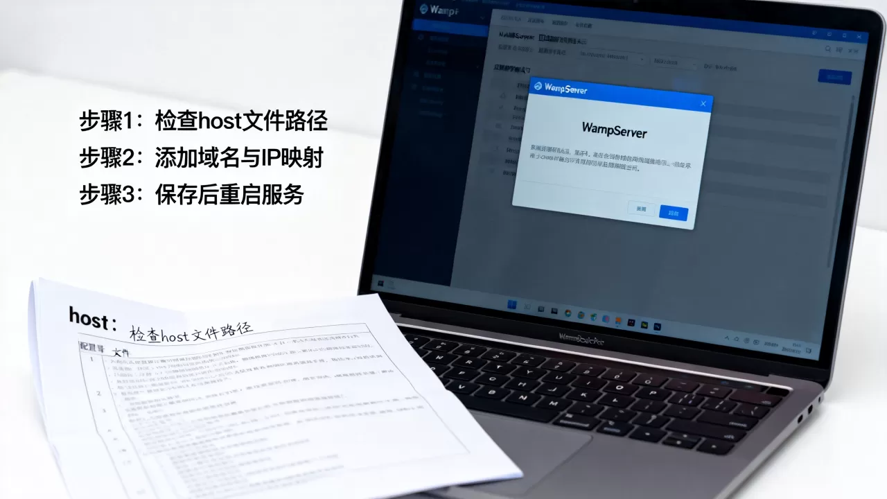 wamp域名解析失败怎么解决,本地host文件如何配置? wamp域名解析失败怎么解决,本地host文件如何配置?