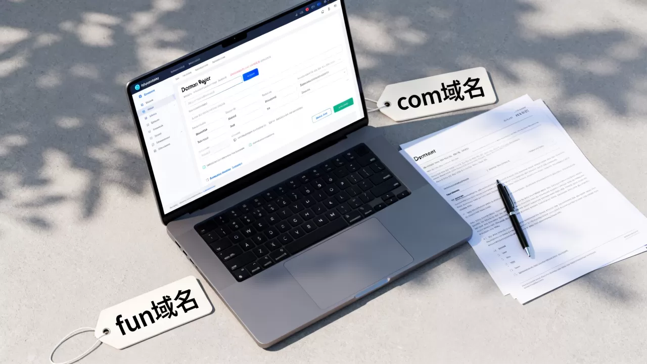 新手建站选fun域名还是com域名,哪个好? 新手建站选fun域名还是com域名,哪个好?