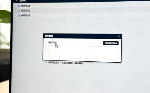 虚拟机快照后怎么回滚到指定节点，虚拟机的快照恢复方法？