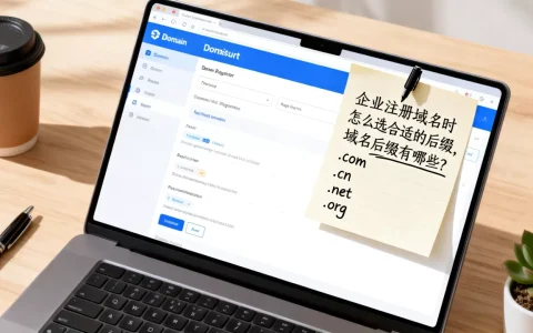 企业注册域名时怎么选合适的后缀，域名后缀有哪些？