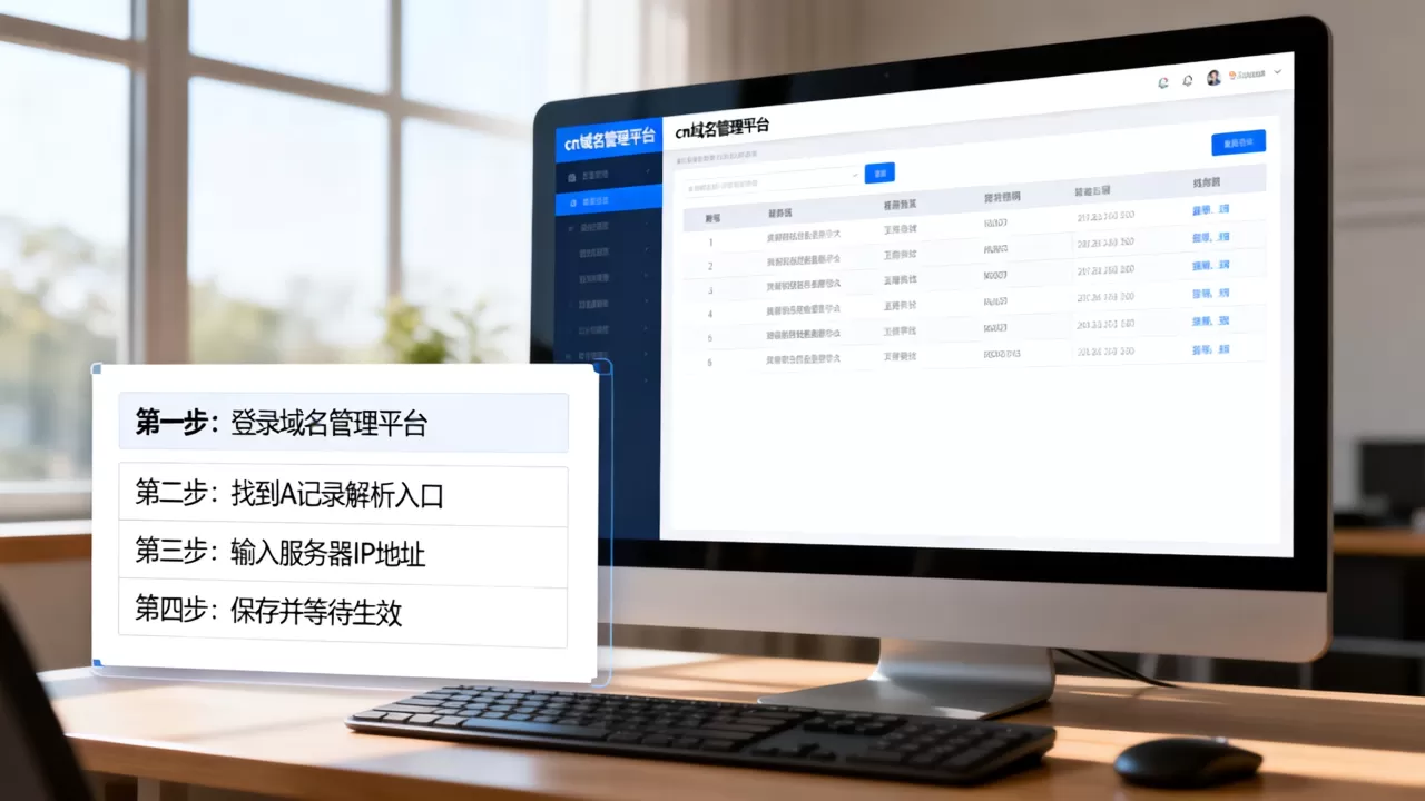 cn域名A记录解析到服务器怎么弄,详细步骤有哪些? cn域名A记录解析到服务器怎么弄,详细步骤有哪些?