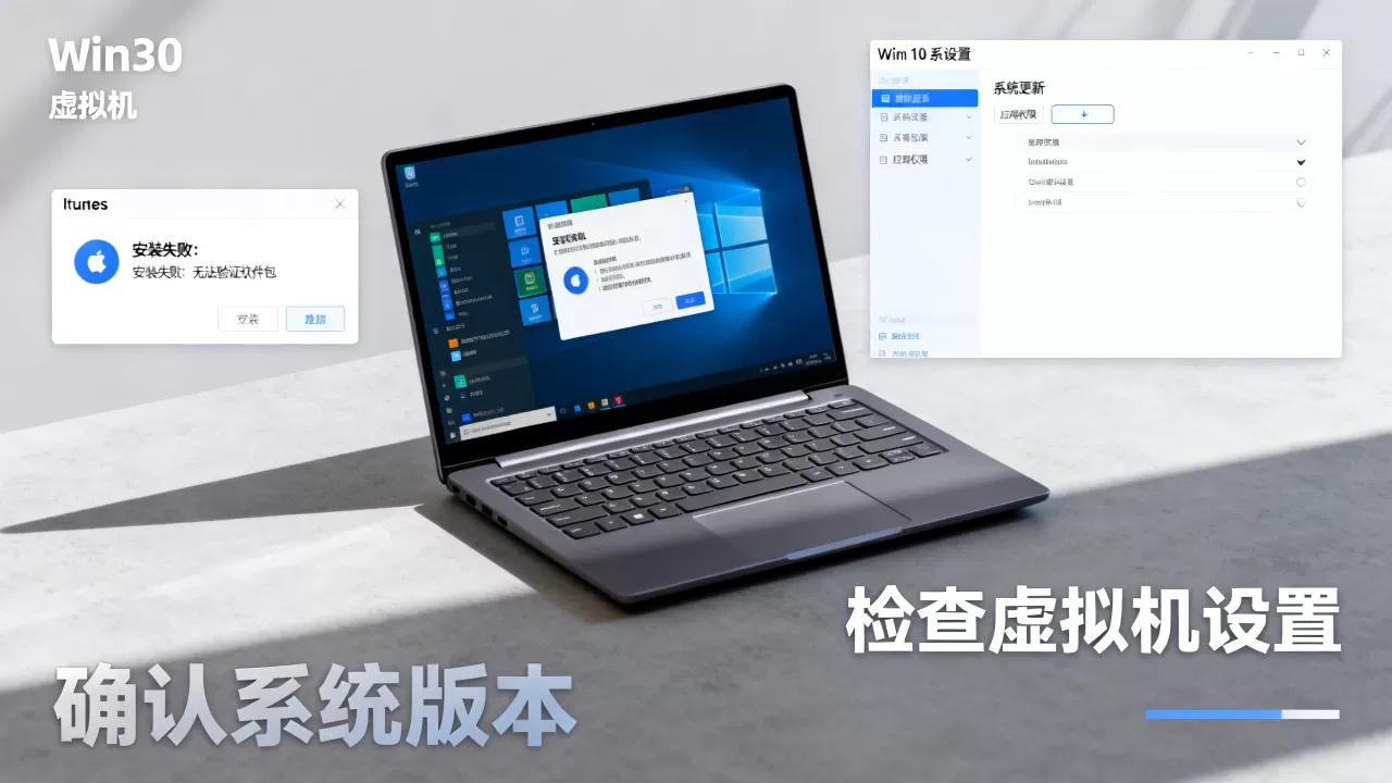 虚拟机安装iTunes总失败咋办,win10系统怎么配置? 虚拟机安装iTunes总失败咋办,win10系统怎么配置?