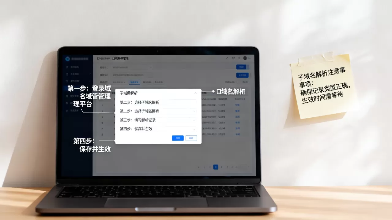 子域名域名解析如何操作,新手必看步骤有哪些? 子域名域名解析如何操作,新手必看步骤有哪些?