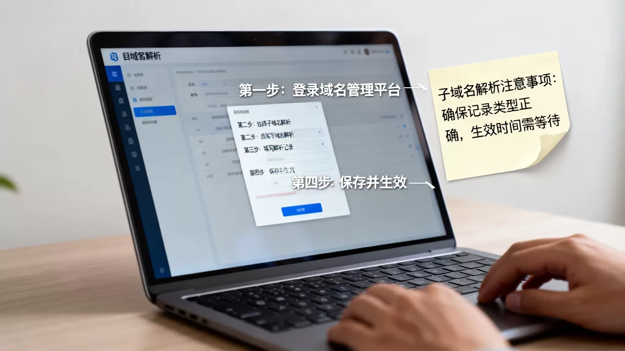子域名域名解析如何操作,新手必看步骤有哪些? 子域名域名解析如何操作,新手必看步骤有哪些?