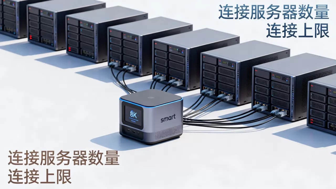 一个smart到底能主动连接多少服务器,连接上限是多少? 一个smart到底能主动连接多少服务器,连接上限是多少?