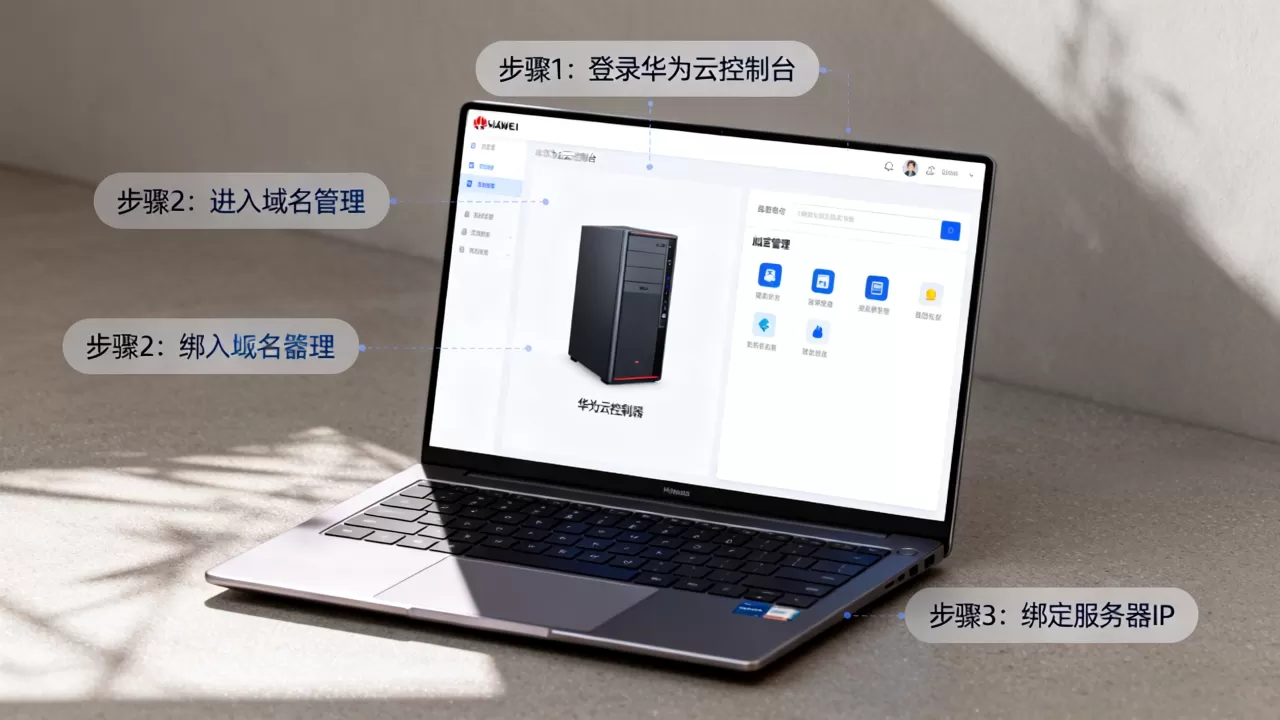 华为云服务器绑定域名怎么操作,新手需注意什么?
