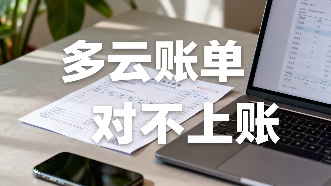 多云账单到底卡在哪个环节,对不上账怎么办? 多云账单到底卡在哪个环节,对不上账怎么办?