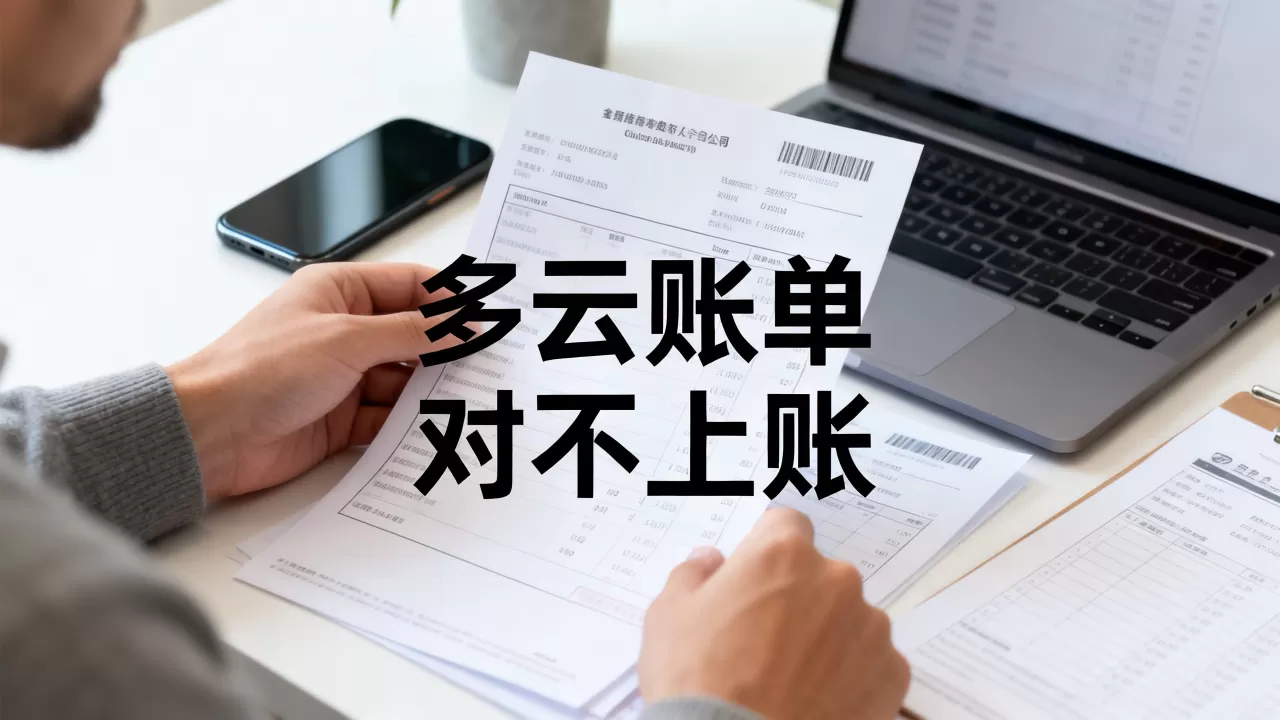 多云账单到底卡在哪个环节,对不上账怎么办? 多云账单到底卡在哪个环节,对不上账怎么办?