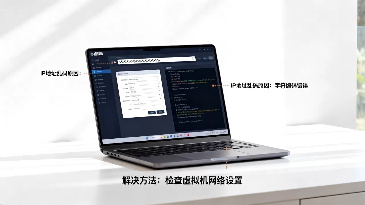 虚拟机IP地址显示乱码是什么原因,怎么解决? 虚拟机IP地址显示乱码是什么原因,怎么解决?