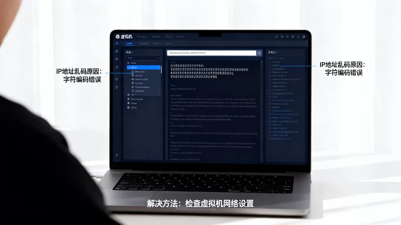 虚拟机IP地址显示乱码是什么原因,怎么解决? 虚拟机IP地址显示乱码是什么原因,怎么解决?