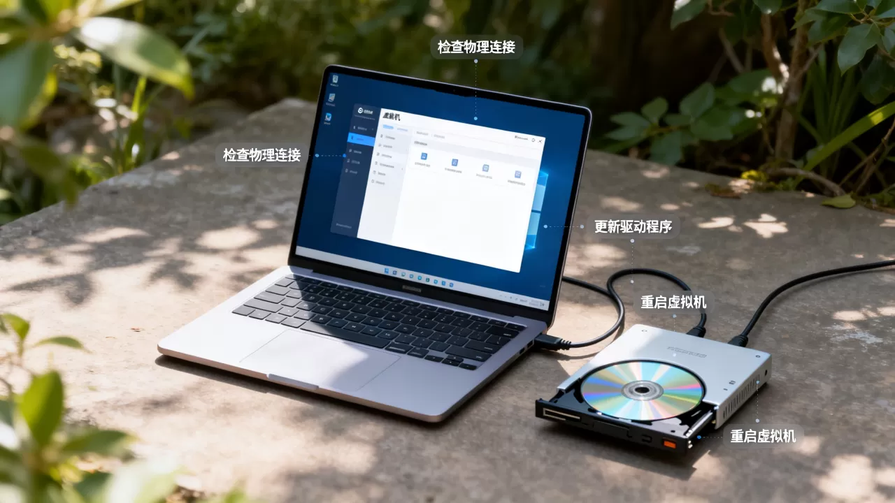虚拟机DVD连接不上怎么解决,连接失败原因有哪些? 虚拟机DVD连接不上怎么解决,连接失败原因有哪些?