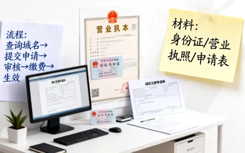 wap网站域名申请需要准备哪些材料，具体流程是什么？