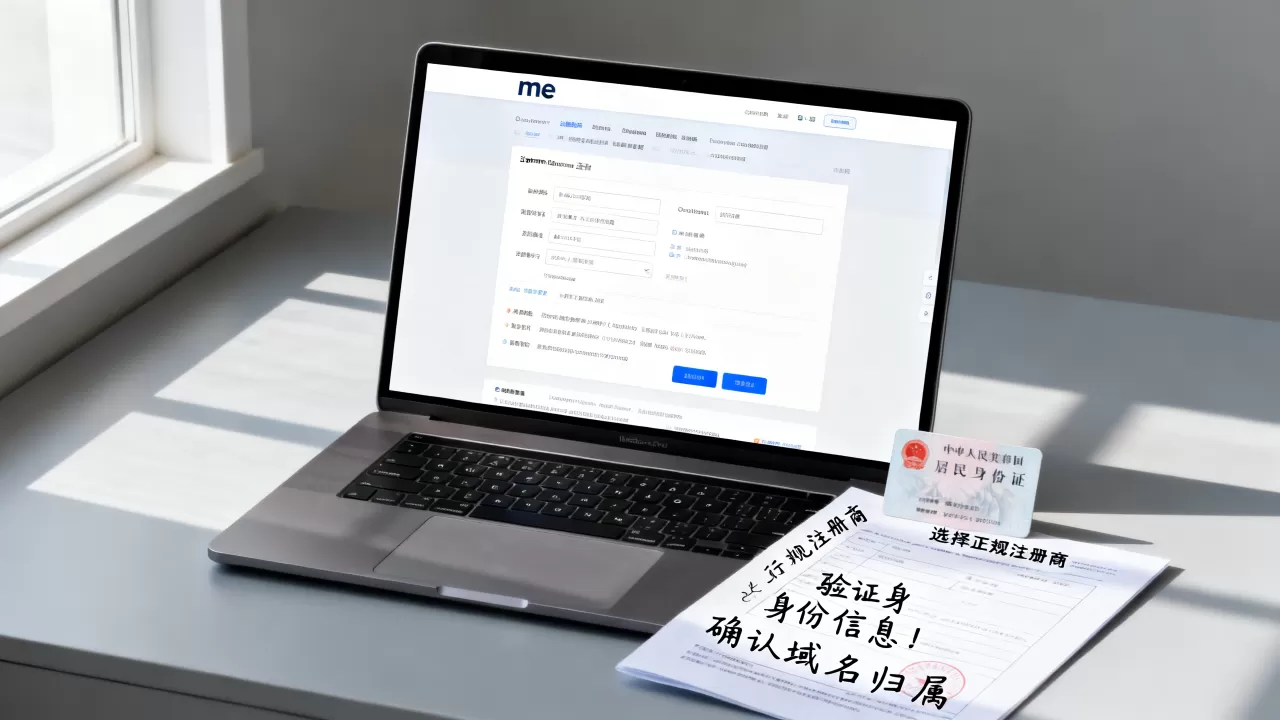 国内新手如何安全注册me域名,有哪些注意事项? 国内新手如何安全注册me域名,有哪些注意事项?