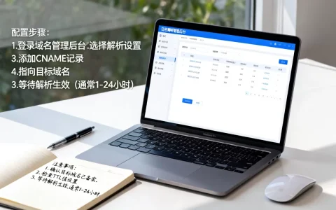 域名解析如何指向另一个域名？配置步骤和注意事项有哪些