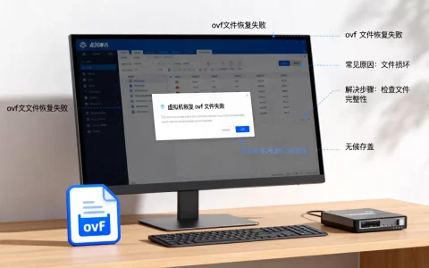 虚拟机恢复ovf文件失败怎么解决，常见原因有哪些？
