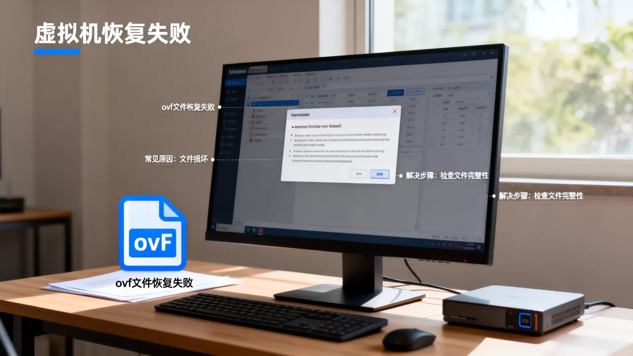 虚拟机恢复ovf文件失败怎么解决,常见原因有哪些? 虚拟机恢复ovf文件失败怎么解决,常见原因有哪些?