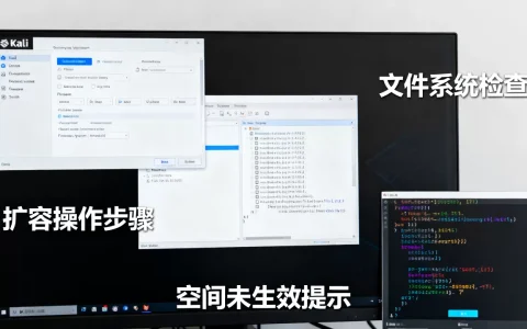 kali虚拟机扩容后空间不生效，为什么？