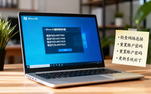 win10服务器登陆失败怎么办，常见错误代码有哪些？