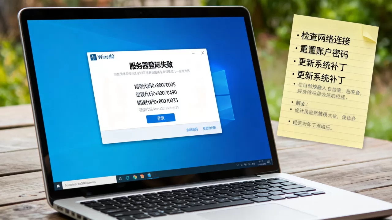 win10服务器登陆失败怎么办,常见错误代码有哪些? win10服务器登陆失败怎么办,常见错误代码有哪些?
