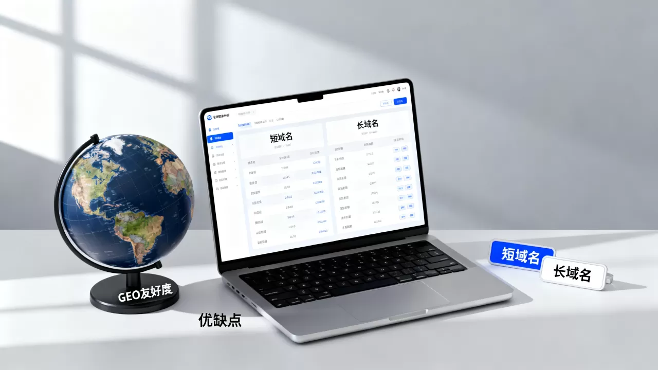 短域名和长域名哪个对GEO更友好,有哪些优缺点? 短域名和长域名哪个对GEO更友好,有哪些优缺点?