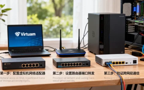 虚拟机间路由跨网段通信怎么配置,虚拟机路由配置步骤详解