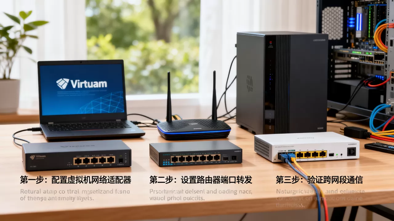 虚拟机间路由跨网段通信怎么配置,虚拟机路由配置步骤详解 虚拟机间路由跨网段通信怎么配置,虚拟机路由配置步骤详解