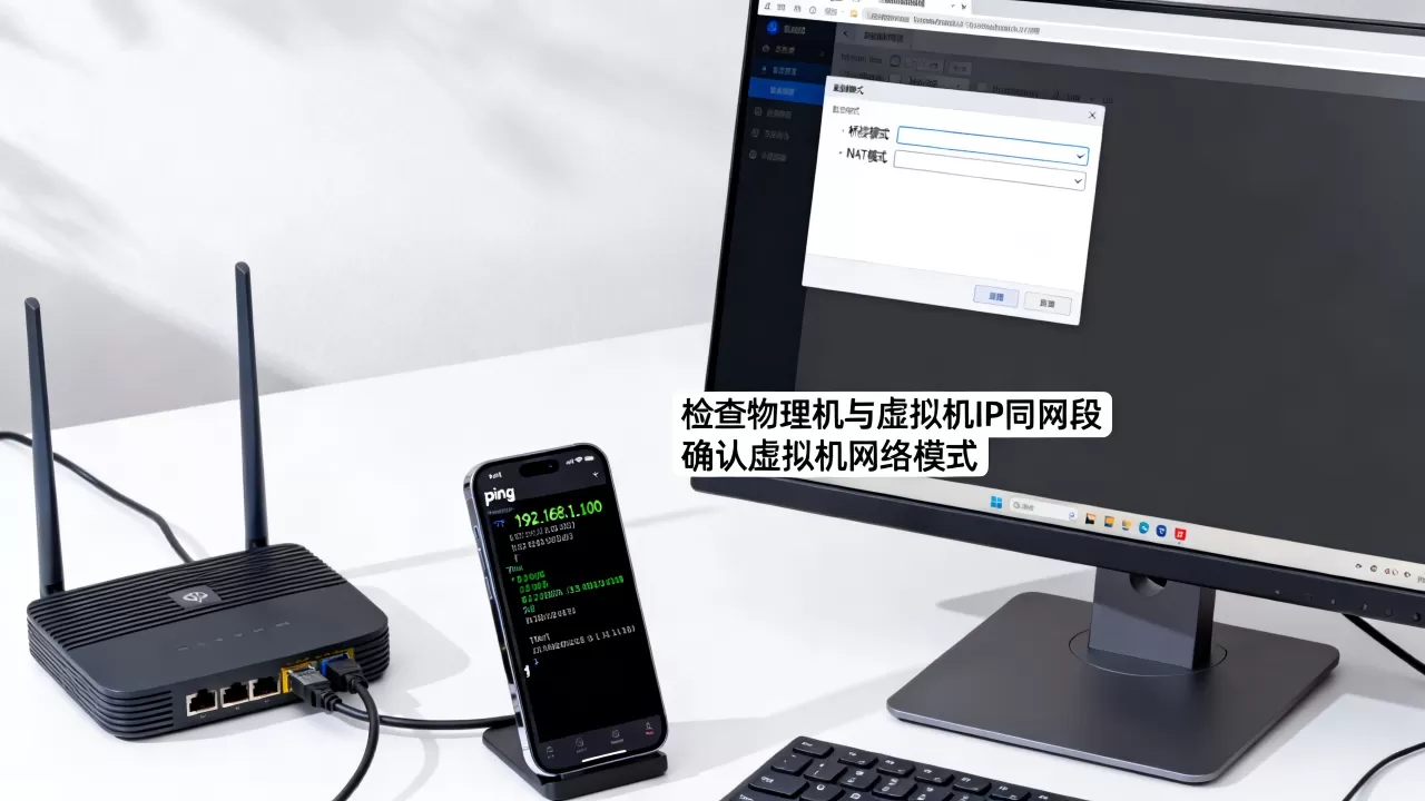 手机ping不通虚拟机怎么解决,虚拟机网络配置排查方法 手机ping不通虚拟机怎么解决,虚拟机网络配置排查方法