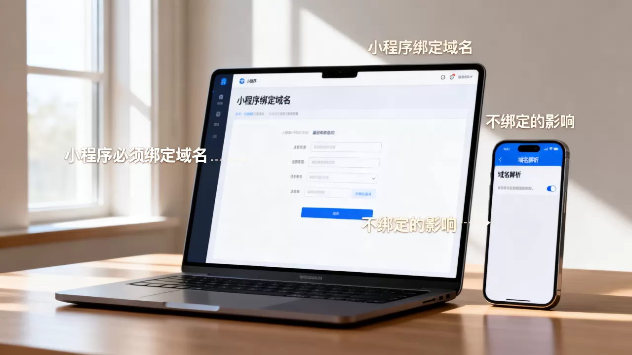 小程序为什么必须绑定域名?,不绑定会怎样 小程序为什么必须绑定域名?,不绑定会怎样