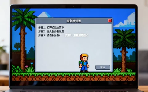 泰拉瑞亚如何快速查看自己的服务器id，具体步骤是什么