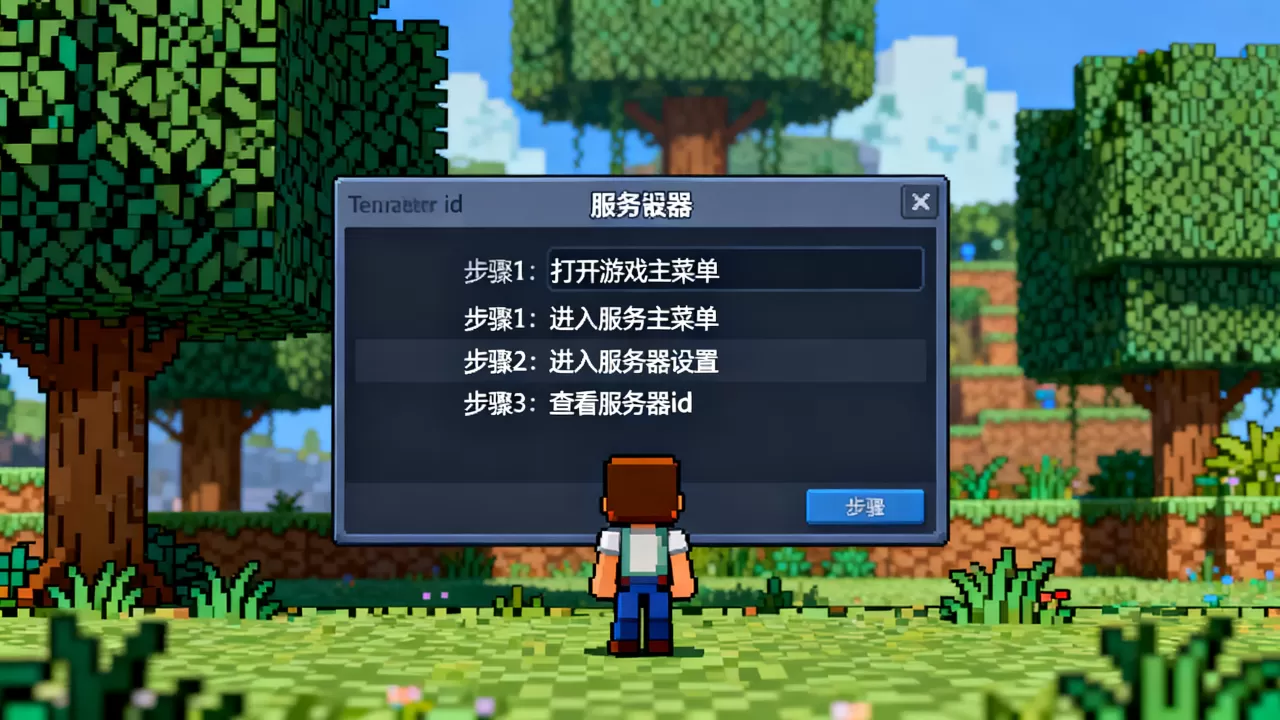 泰拉瑞亚如何快速查看自己的服务器id,具体步骤是什么 泰拉瑞亚如何快速查看自己的服务器id,具体步骤是什么