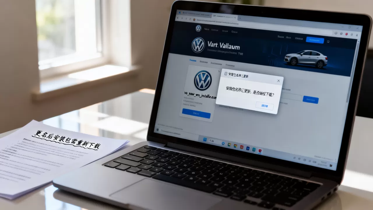 vw虚拟机更名后下载安装包会变吗,安装包名称变了怎么办 vw虚拟机更名后下载安装包会变吗,安装包名称变了怎么办