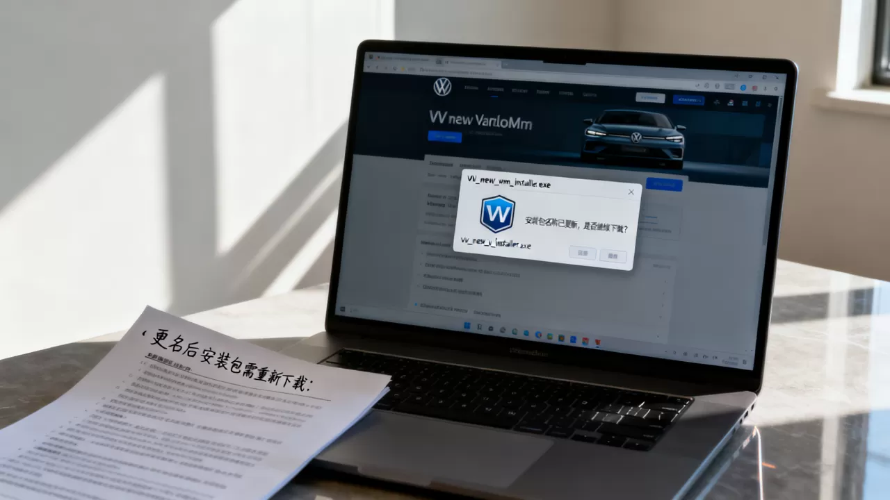 vw虚拟机更名后下载安装包会变吗,安装包名称变了怎么办 vw虚拟机更名后下载安装包会变吗,安装包名称变了怎么办